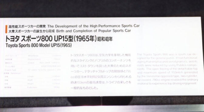 1/43 トヨタ スポーツ 800 GR CONCEPT メタルキット No.10