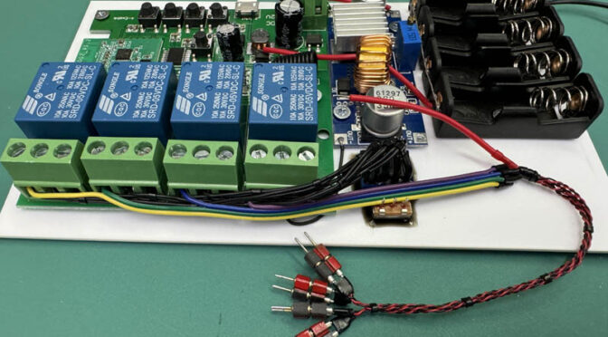 4CH ワイヤレスコントローラー/制御装置（WIFI+電波) (キット&完成品）No.10