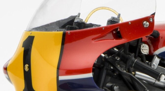 開発秘話!! 1/12 ホンダ NSR500 ’84 ウィンドシールド