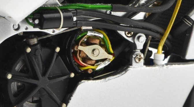 開発秘話!! No.8 1/12 ホンダ NSR500 ’84 詳細ディテール